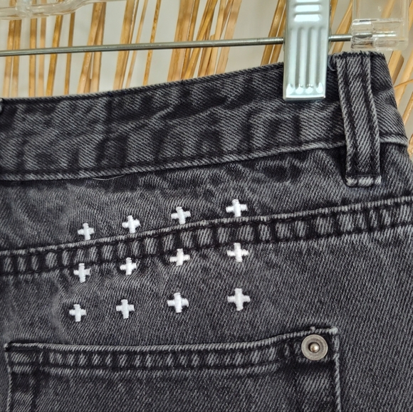 Ksubi skinny kickn Jeans in beat up black size 27 - Picture 5 of 10